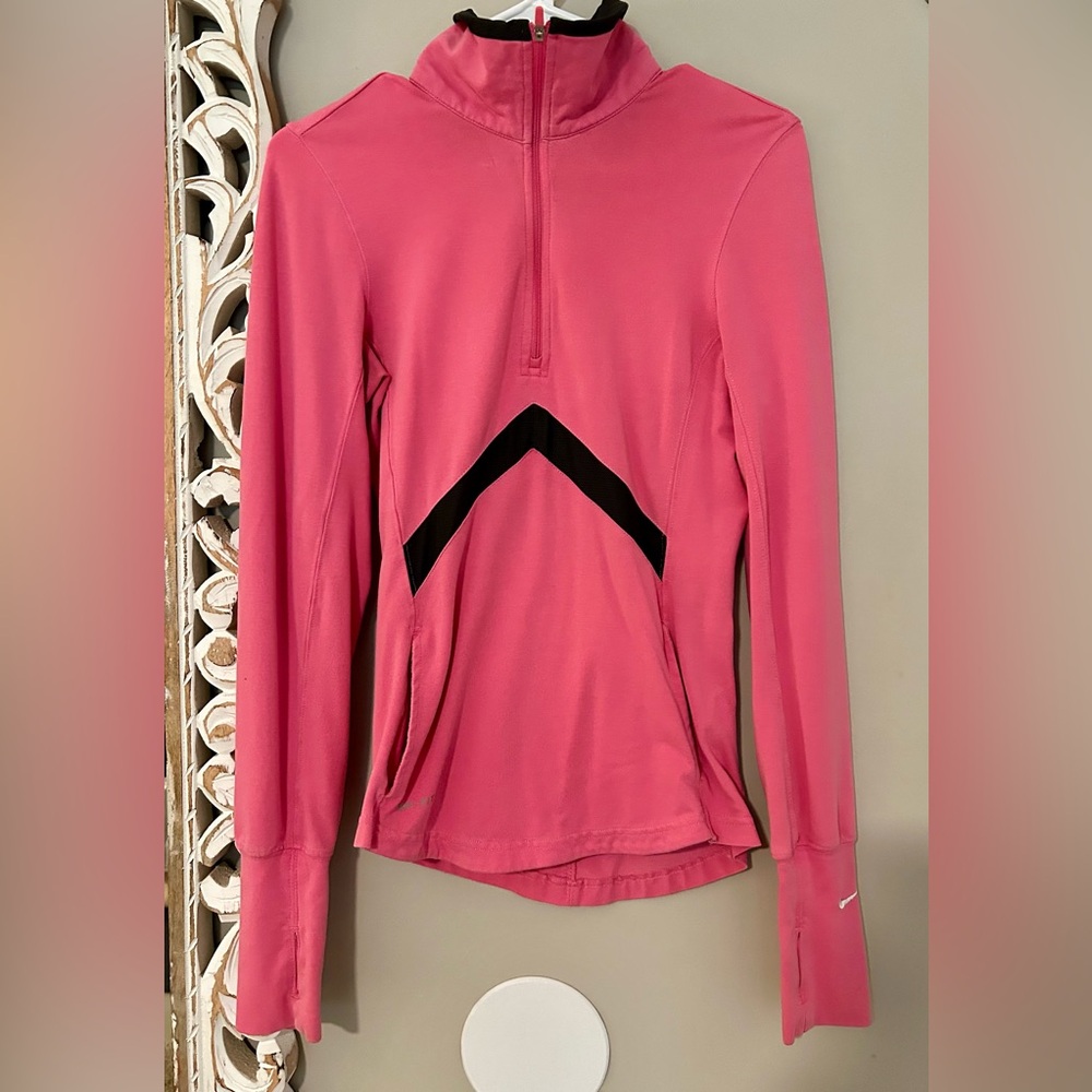 Nike Dri-fit long sleeve quarter zip up